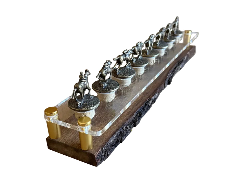 Custom Blanton's Bourbon Stopper Display Stand (Live Edge) FREE SHIPPING