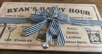 Laser engraved wooden cutting board - Ryan's Happy Hour style