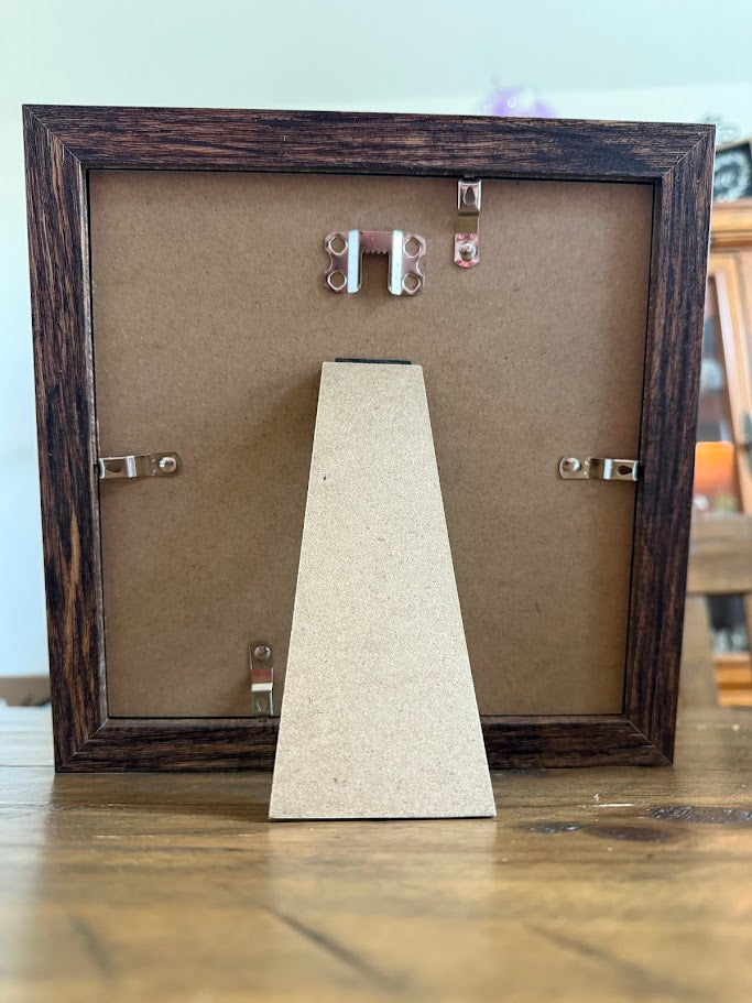 Family Connection Frame — Custom Connected Names (8x8)