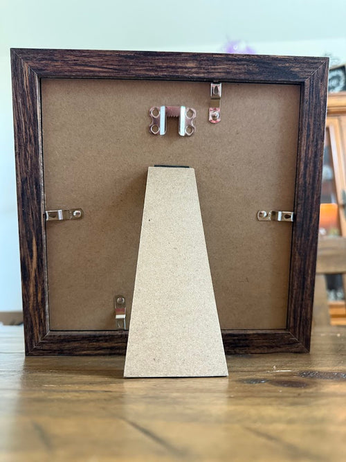 Family Connection Frame — Custom Connected Names (8x8)